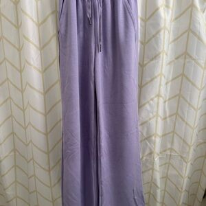 Urban Outfitters Lilac Wide-Leg Trousers